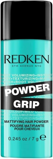 REDKEN - Poudre Densifiante Volumisante - Volume & Texture Instantanés - Formule Légère - Testée Dermatologiquement - Fini Mat - Tous Types De Cheveux - Powder Grip - 7 g Neutre 7 g (Lot de 1)