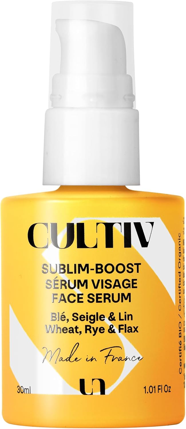 Cosmetique - Sérum anti-rides 30ml - Pour peaux matures - Booste le collagène, lisse les rides, régénère en profondeur - 99% Ingrédients Naturels - Bio et Vegan.