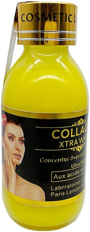 Serum Concentré super éclaircissant ultra fort au collagène, anti tache, anti uv ,vitamines A et E et aux acides de fruits