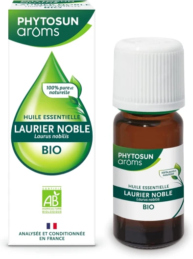 Phytosun Arôms – Huile Essentielle Laurier Noble BIO – 100% pure et naturelle – 5 ml Laurier Noble 5 ml (Lot de 1)