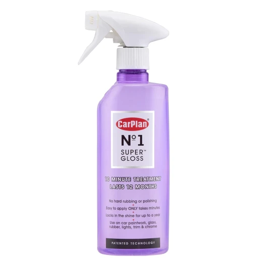 No1 Cire de Polissage pour Voiture – 10 Minutes à appliquer Dure 12 Mois Super Gloss Shine Scellant hydrophobe breveté – 600 ML Clear