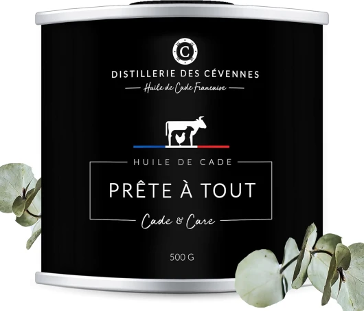 Huile de Cade Vraie - 500 g - Prête à l'emploi - La Seule Huile 100% Fabriquée et Distillée en France 500 Gr
