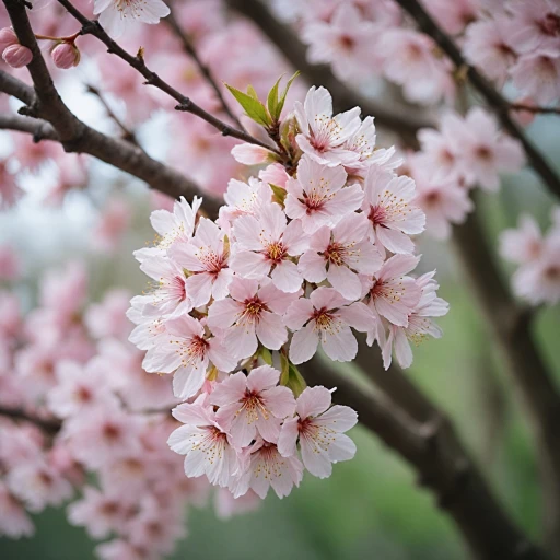 L'élégance du parfum à la fleur de cerisier