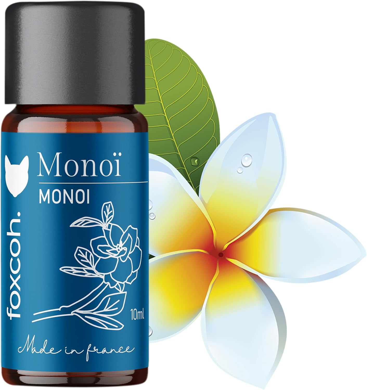 , Monoï 10ml, Concentré de parfum - Diffusion, Cosmétique, Massage, Bain aromatique - DIY Bougie, Savon, Crème, Huile, Lotion - Peau Cheveux