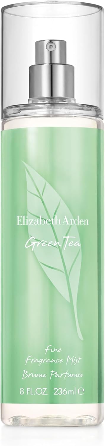 Elizabeth Arden - Green Tea - Eau parfumée pour Femme - Spray Vaporisateur - Fragrance Originale et Enjouée - Senteur Fraîche et Fruitée - A base de Thé Vert - Parfum Léger et Vif 236 ml (Lot de 1) Brume Parfumée Unique