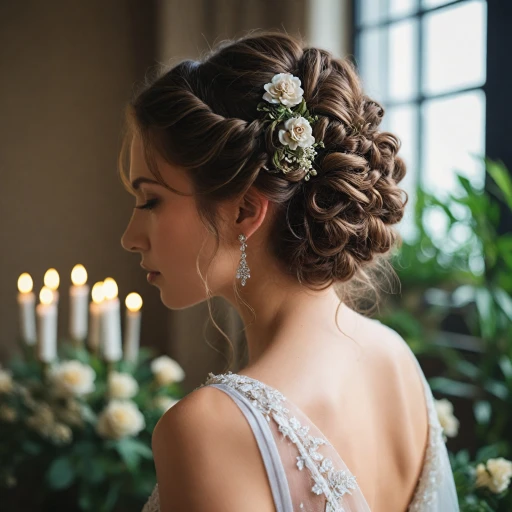 Sublimez votre coiffure de mariage avec une broche élégante