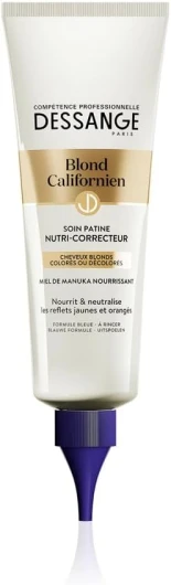 Soin Patine Nutri-Correcteur - Formule Enrichie au Miel de Manuka - Pour Cheveux Blonds ou Décolorés - Blond Californien - 125 ml