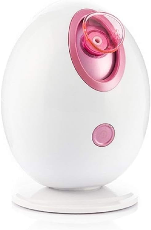 Sauna Facial Électrique Moispa, Hydratation et Nettoyage Profond par Vapeur, Nano-Vaporisateur Multifonction, Ergonomique, Arrêt Automatique, Blanc, ABS
