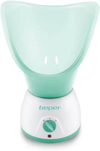40.967N - Sauna Facial et Aromathérapie 2 Puissances, Traitements Curatifs et Relaxants, Hydratation et Nettoyage du Visage, Réservoir d'Huiles Essentielles, Blanc/Vert
