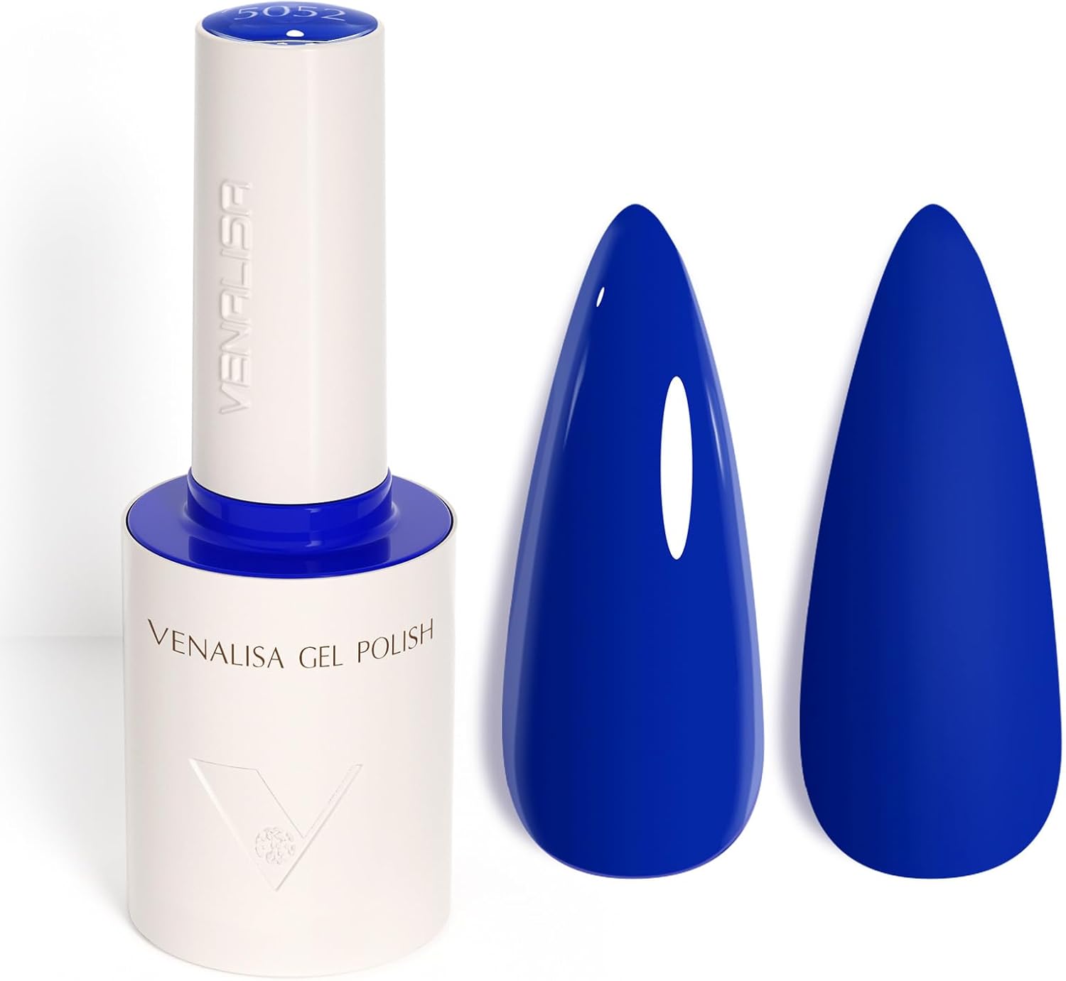 VENALISA Vernis à Ongles Gel Semi Permanent Bleu profond Deep Blue Gel Polish Nail UV Soak off Vernis Manucure 5052-Bleu profond
