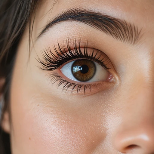 Les subtilités des extensions de cils marron