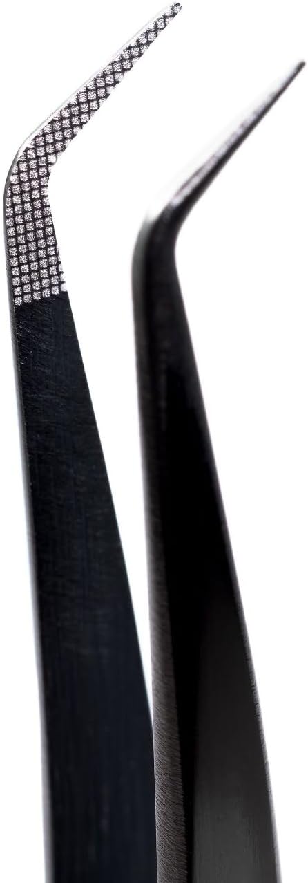 Pince extension cils - Nanotec/Acier Inoxydable Japonais qualité premium/pince volume RASTELLI (E1)