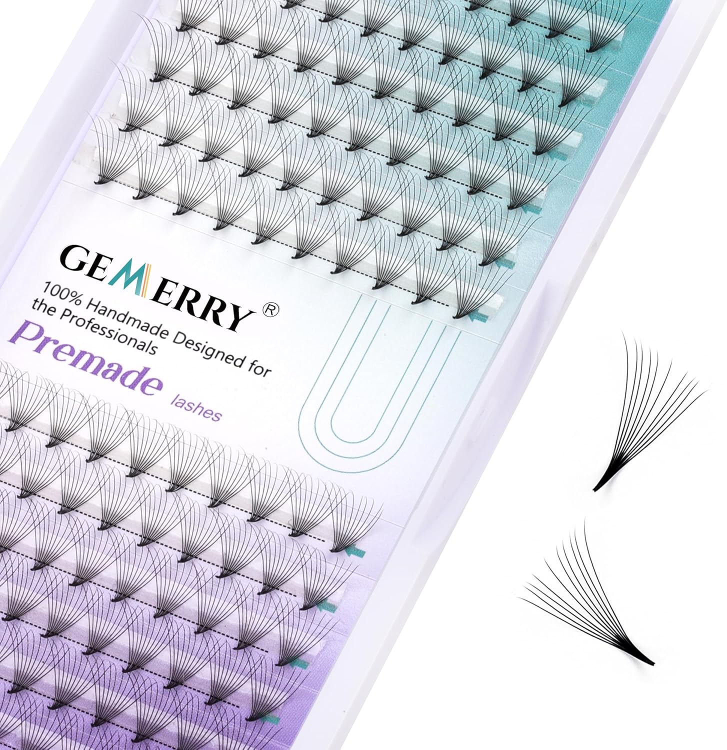 Extension Cils Prefait Cils Bouquets Soie Cils 0.07mm D curl 11mm Cils Volume Russe 10D Bouquet Cils Extension de Cils Professionnel Cils Individuel GEMERRY Cils Extension(10D-0.07-D-11mm) 11 mm 10D-0.07-D