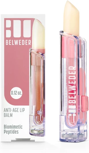 Baume à Lèvres Liftant aux Peptides Biomimétiques - Volumateur - Stick Lèvres Hydratant en Profondeur - Lèvres Pulpeuses - Anti-Âge Baume Lèvres Couleur Naturelle - Stick de 3,5g 1 x Peptides Biomimétiques