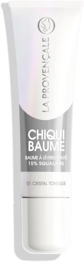 Bio - Chiqui Baume à Lèvres - Booste l'Hydratation & l'Éclat - Teinte : Cristal Tonique (01) 01-Cristal Tonique