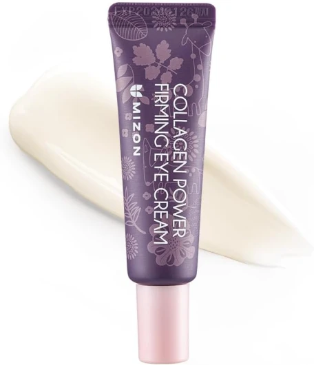 [MIZON] COLLAGEN POWER FIRMING EYE CREAM (10ml) Soin coréen - Crème contour des yeux au Collagène marin - Acide Hyaluronique - Soin anti-âge & Anti-rides - Ultra Hydratant & Nourrissant 10 ml (Lot de 1)