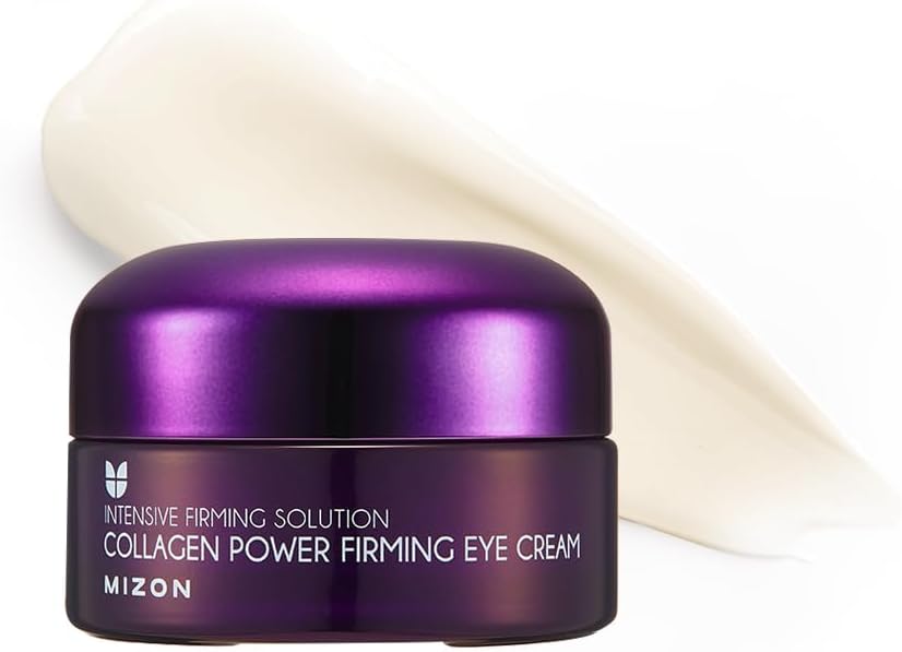 [MIZON] COLLAGEN POWER FIRMING EYE CREAM (25ml) Soin coréen - Crème contour des yeux au Collagène marin - Acide Hyaluronique - Soin anti-âge & Anti-rides - Ultra Hydratant & Nourrissant 20 ml (Lot de 1)