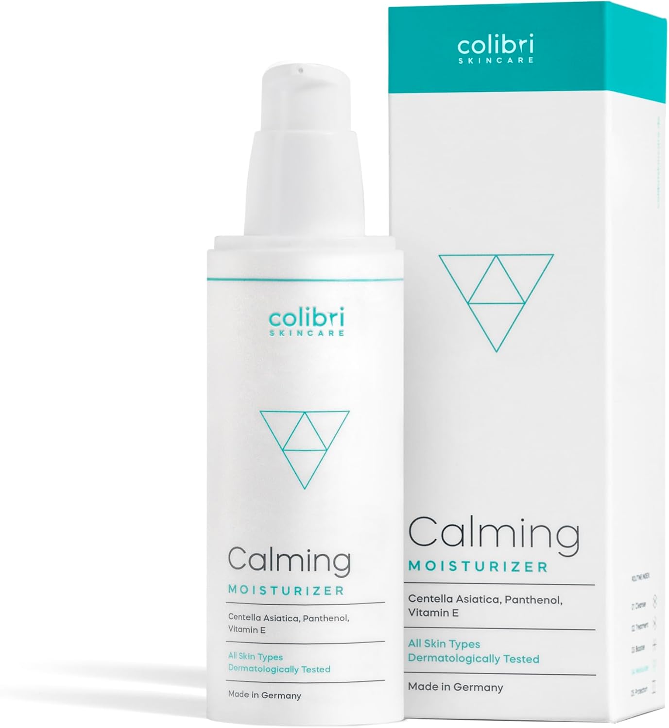 CALMING MOISTURIZER (80ml) - Crème hydratante visage - Crème anti-rides femme riche avec acide hyaluronique et beurre de karité dans un soin de jour optimal - Made in Germany