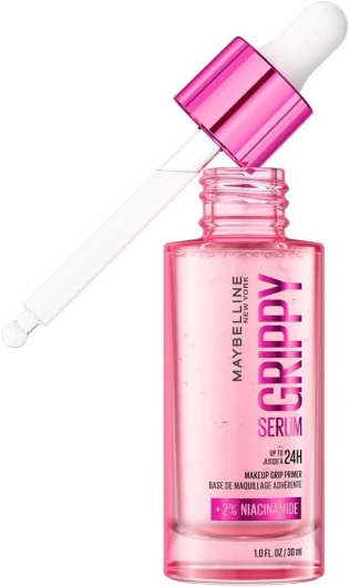 Grippy Serum - Base De Teint Perfectrice - Fixe Le Maquillage Pendant 24H - Texture Ultra-Fondante - Enrichie En Niacinamide & Aloe Vera - Technologie Serum-To-Grip - 30 ml