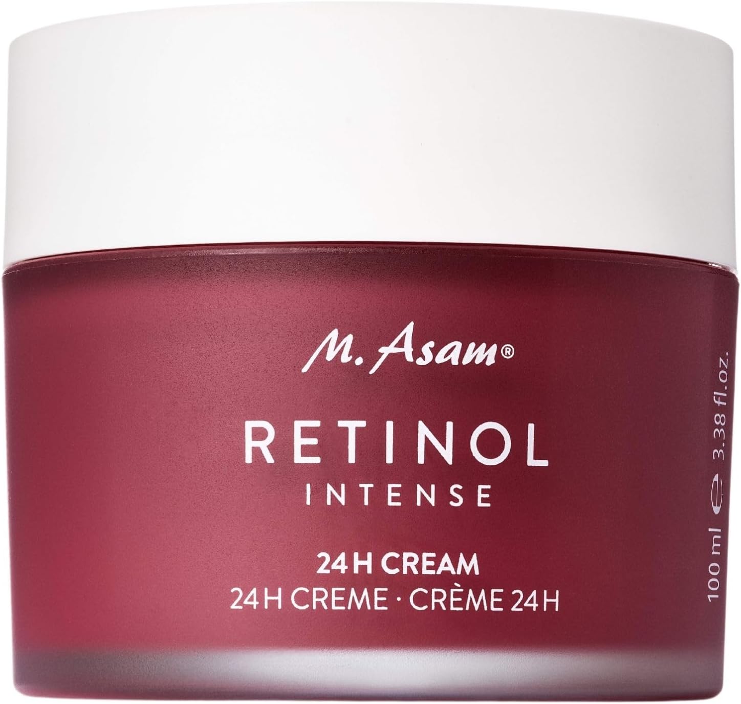 M - Asam RETINOL INTENSE Crème jour et nuit (100 ml) – Crème anti-rides haute efficacité au rétinol, améliore l'élasticité et la fermeté de la peau, unifie également les peaux à tendance acnéique