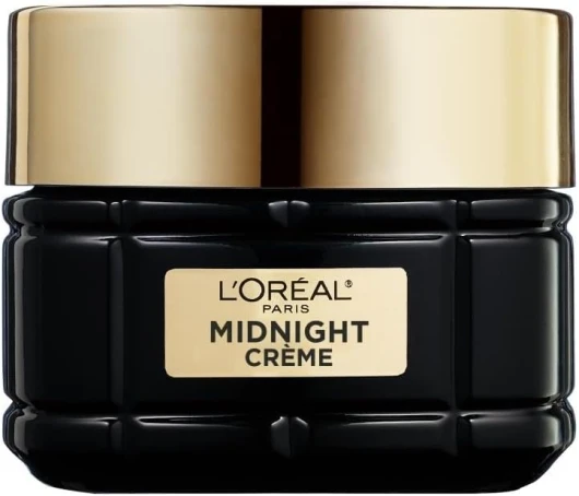L'Oréal Paris - Midnight Crème Age Perfect Renaissance Cellulaire - Crème de Nuit Régénérante Anti-Âge - Soin Visage Anti-Rides, Fermeté, Confort - Tous Types de Peaux - 50 ml 1 ml (Lot de 1)