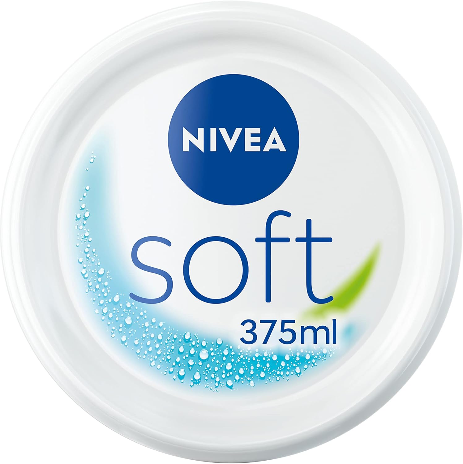 Soft Crème de soin hydratante (1 x 375 ml), Pot de crème pour le corps à l’hydratation intense, Soin corporel contenant de l’huile de jojoba et de la vitamine E Souple
