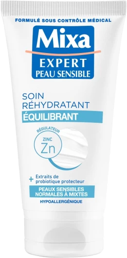 Expert Peau Sensible - Soin Réhydratant Equilibrant à l'Extrait d'Avoine + Cuivre Régulateur - 50 ml Soin Réhydratant Équilibrant 50ml