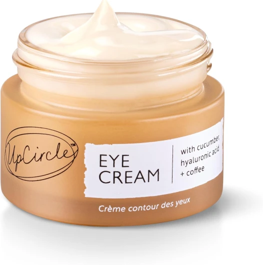 Crème pour les yeux à l’extrait de café UPCIRCLE pour les cernes, les poches et les rides, naturelle, végétalienne + sans cruauté ...