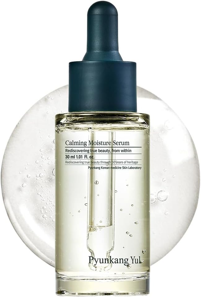 [PKY] Pyunkang Yul Sérum Hydratant Apaisant - Centella Asiatica, Arbre à Thé, 5 Acides Hyaluroniques, et Céramide pour Hydratation Quotidienne et Soin de la Peau Sensible (1.01 Fl - Oz, 30ml) Calming Sérum 30ml