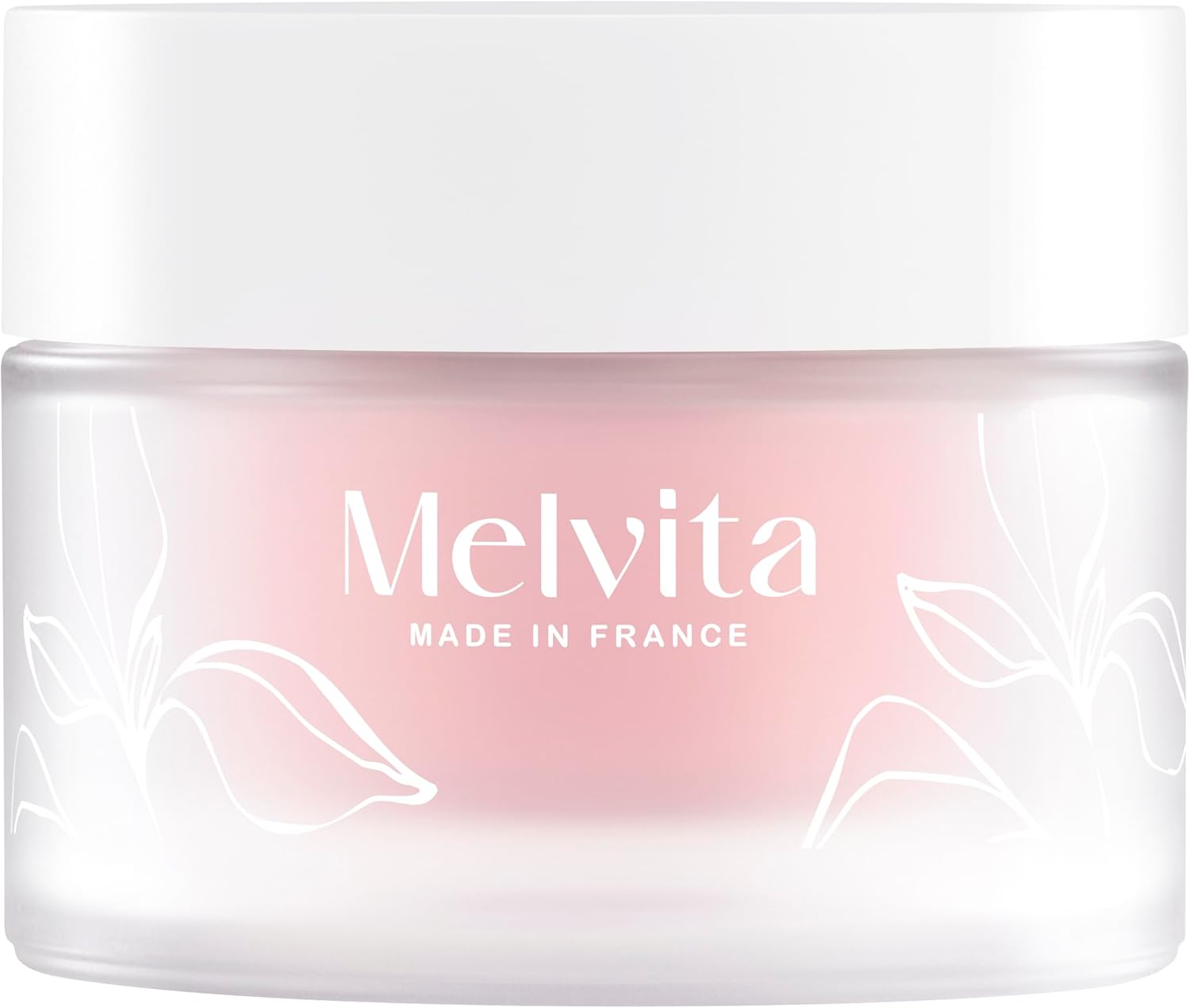 Melvita - Soin pour le Visage - Source de Roses - Enrichie en Extraits de Roses Sauvages & Huiles Végétales - Peaux Sensibles - Fabriqué en France Crème hydratante