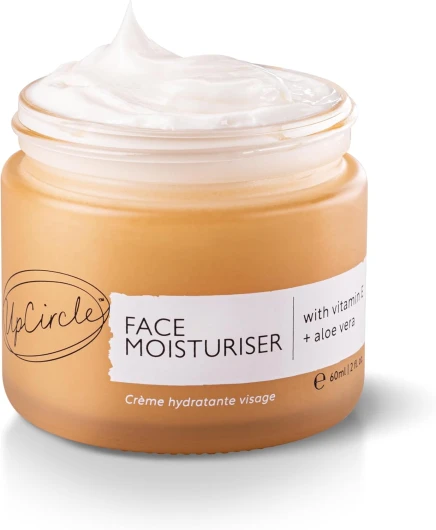 Hydratant visage à la poudre d'argan, crème nourrissante jour nuit naturelle, végétalienne + sans cruauté envers les animaux, aloe vera 60 ml