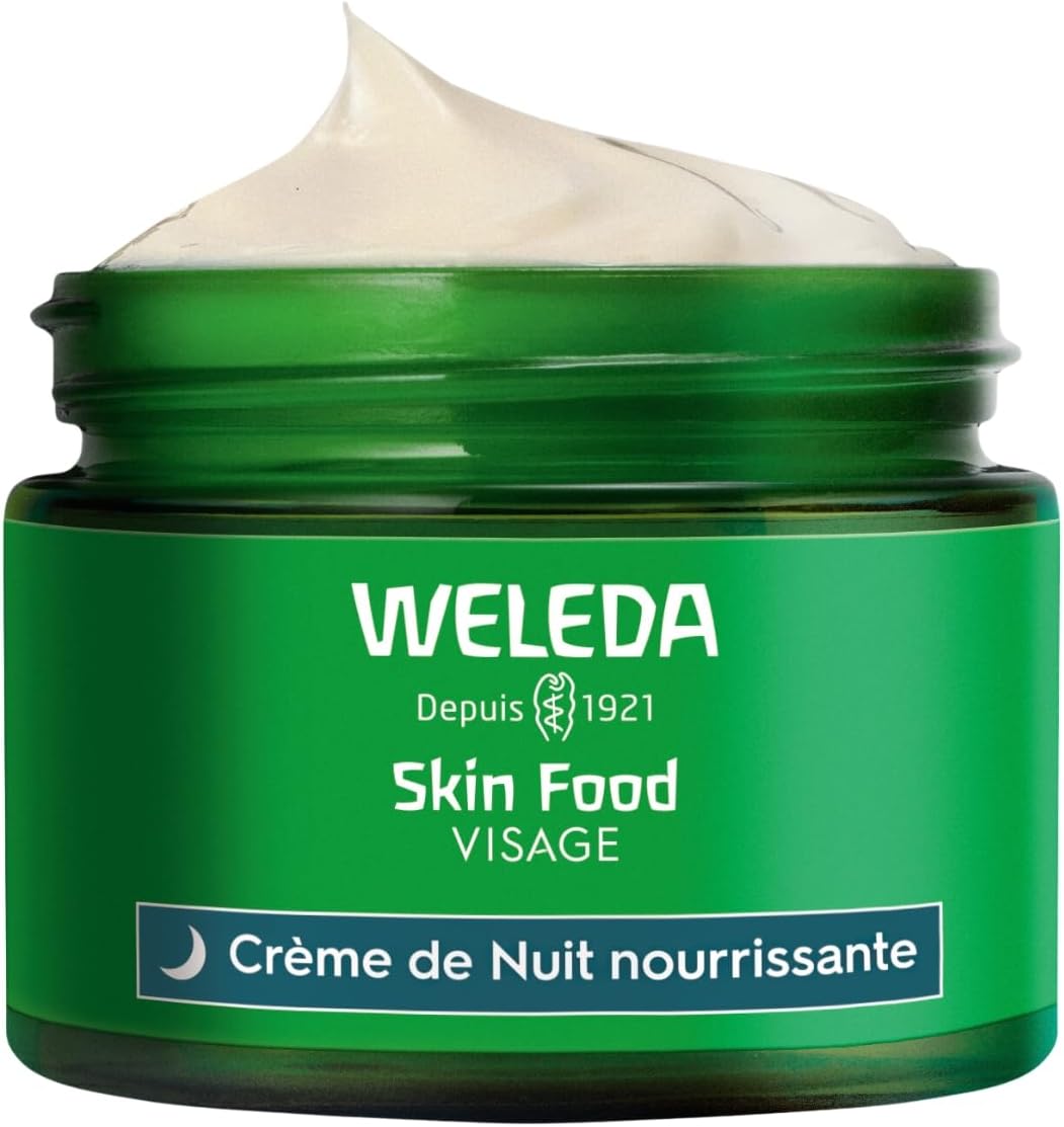Skin Food Crème de Nuit nourrissante - Pour les peaux sèches - Nourrit et hydrate intensément - NATRUE* - Vegan*** - 40 ml