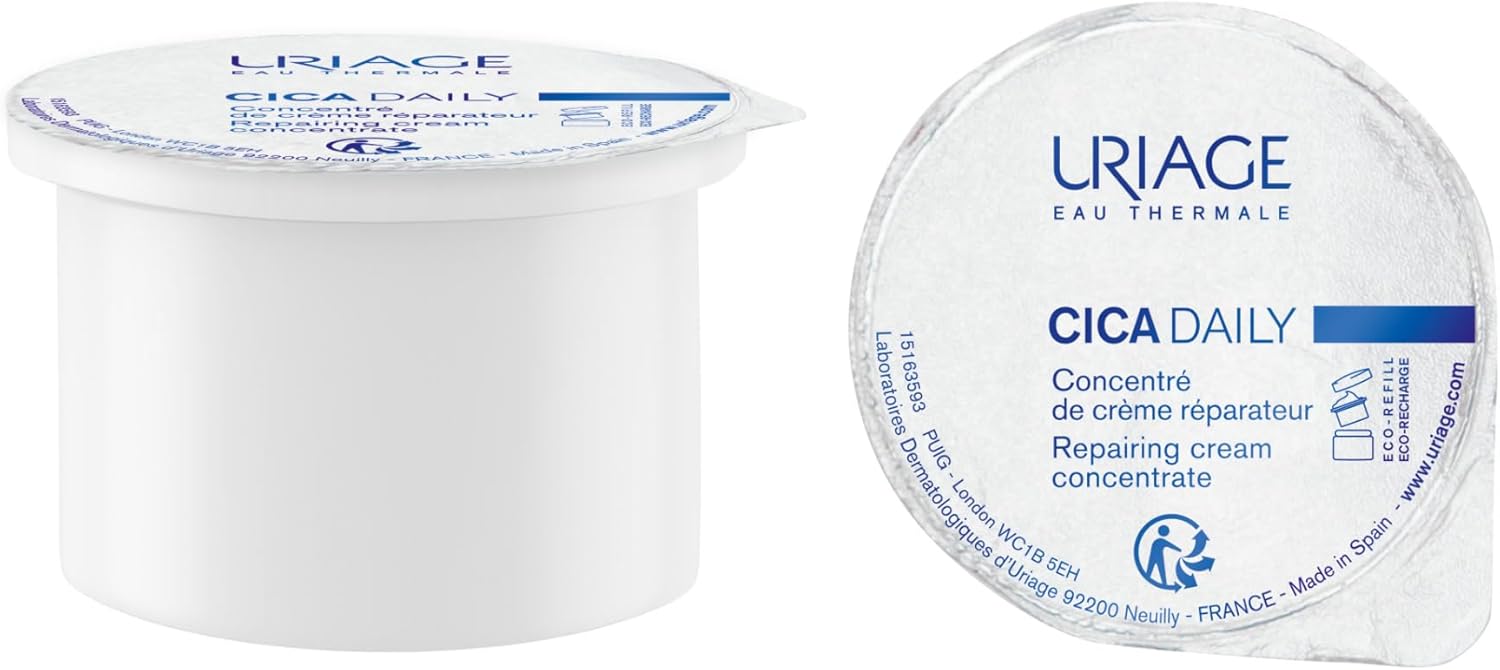 Cica-Daily Crème Réparatrice - Centella Asiatica, à l'Acide Hyaluronique & à la Vitamine B5 - Répare & Hydrate en 1 Application - Sans Parfum - 96% d'Ingrédients d'Origine Naturelle - 40ml 40 ml (Lot de 1)