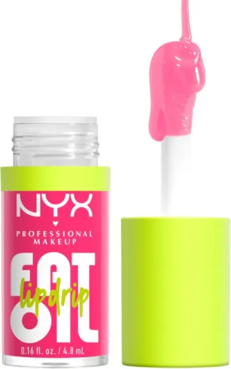 Gloss Huile à Lèvres de Squalane Fat Oil Lip Drip, Haute Brillance, Fini Non Collant, Hydratation 12H, Applicateur Extra Large, Mûre & Framboise, Missed Call 02 Missed Call Unité