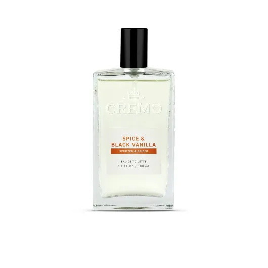 Cremo Cologne for Men - Mens Cologne 3.4 Fl Oz Spice & Black Vanilla