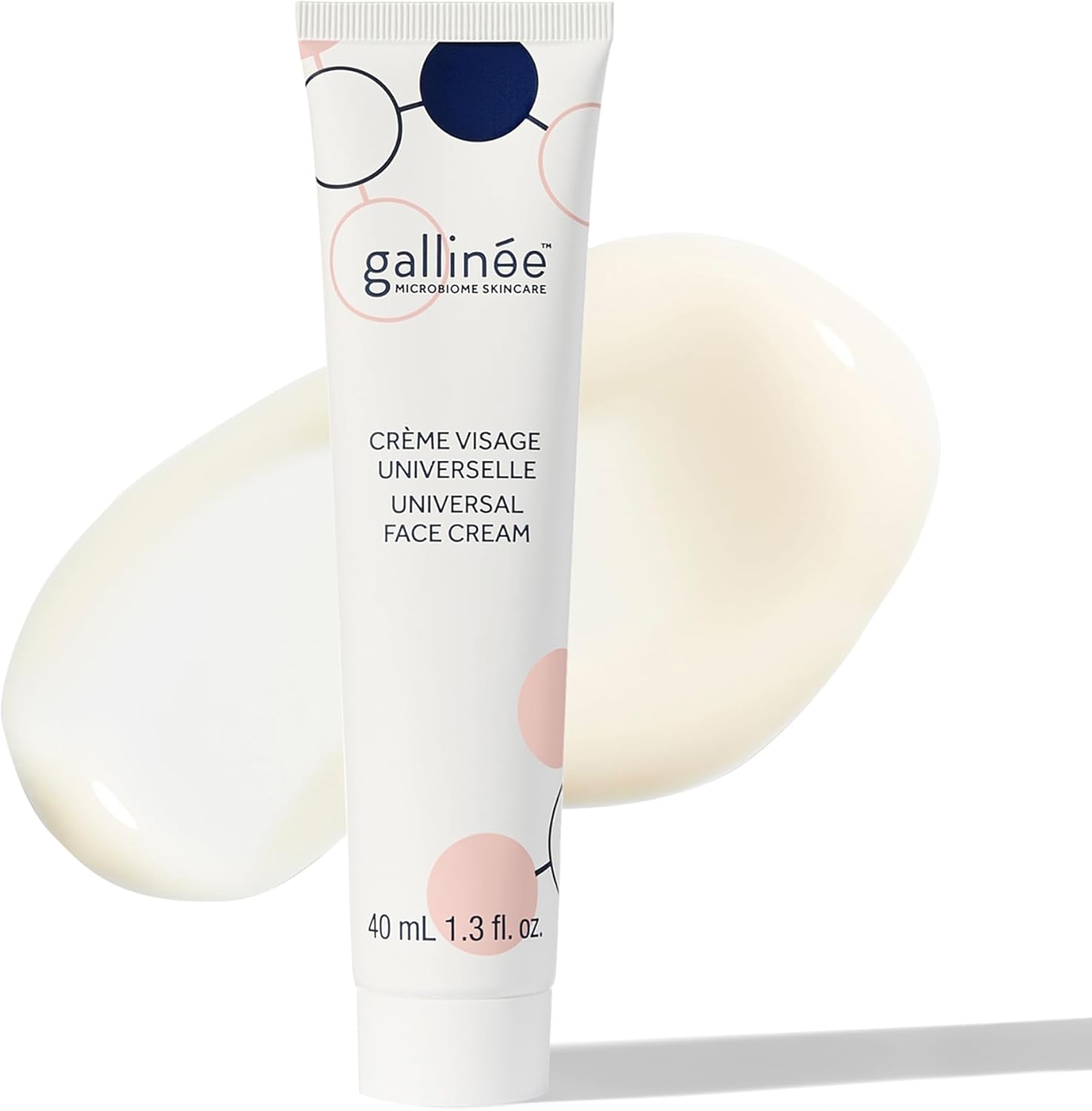 Gallinée - Crème Visage Universelle - Soin Visage - Probiotiques, Prébiotiques, Acide Lactique - Peaux normales, sensibles, à tendance atopique - Testé Dermatologiquement - Fabriqué en France - 40 ml