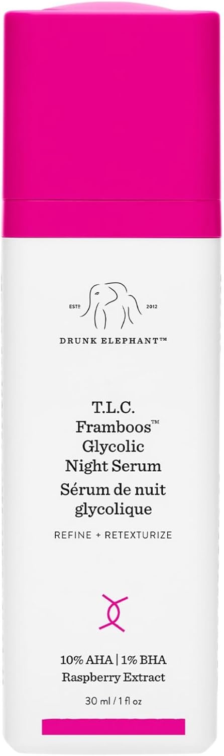 Drunk Elephant T.L.C - Fram Boostcase Glycolic Night Sérum , Rose 30 Ml (Lot De 1)