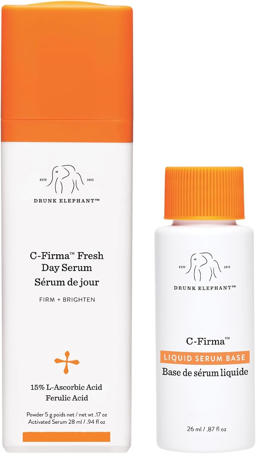 Sérum Drunk Elephant C-Firma Fresh Day - Suero reafirmante y aclarante para piel dañada y envejecida