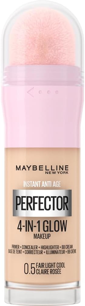 New-York - Perfecteur de Teint Illuminateur 4-en-1 - Base/Correcteur/BB Crème/Enlumineur - Fond de Teint Instant Glow Perfector 4-in-1 - Teinte : Fair Light Cool (0.5) - 20 ml 0.5 Fair light cool