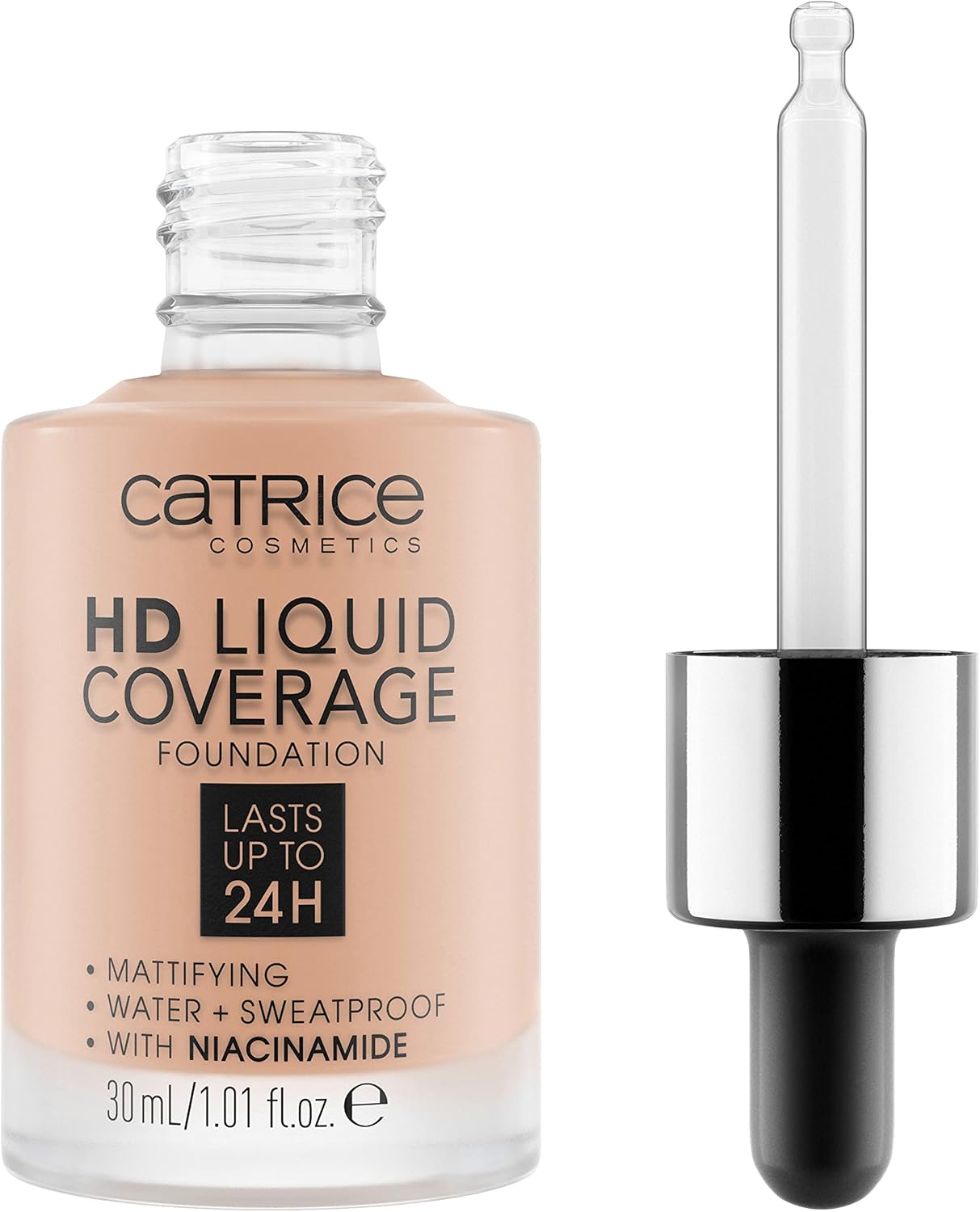 Fond de Teint Liquide HD Coverage - 20 Rose Beige 20 Rose Beige 30 ml (Lot de 1)