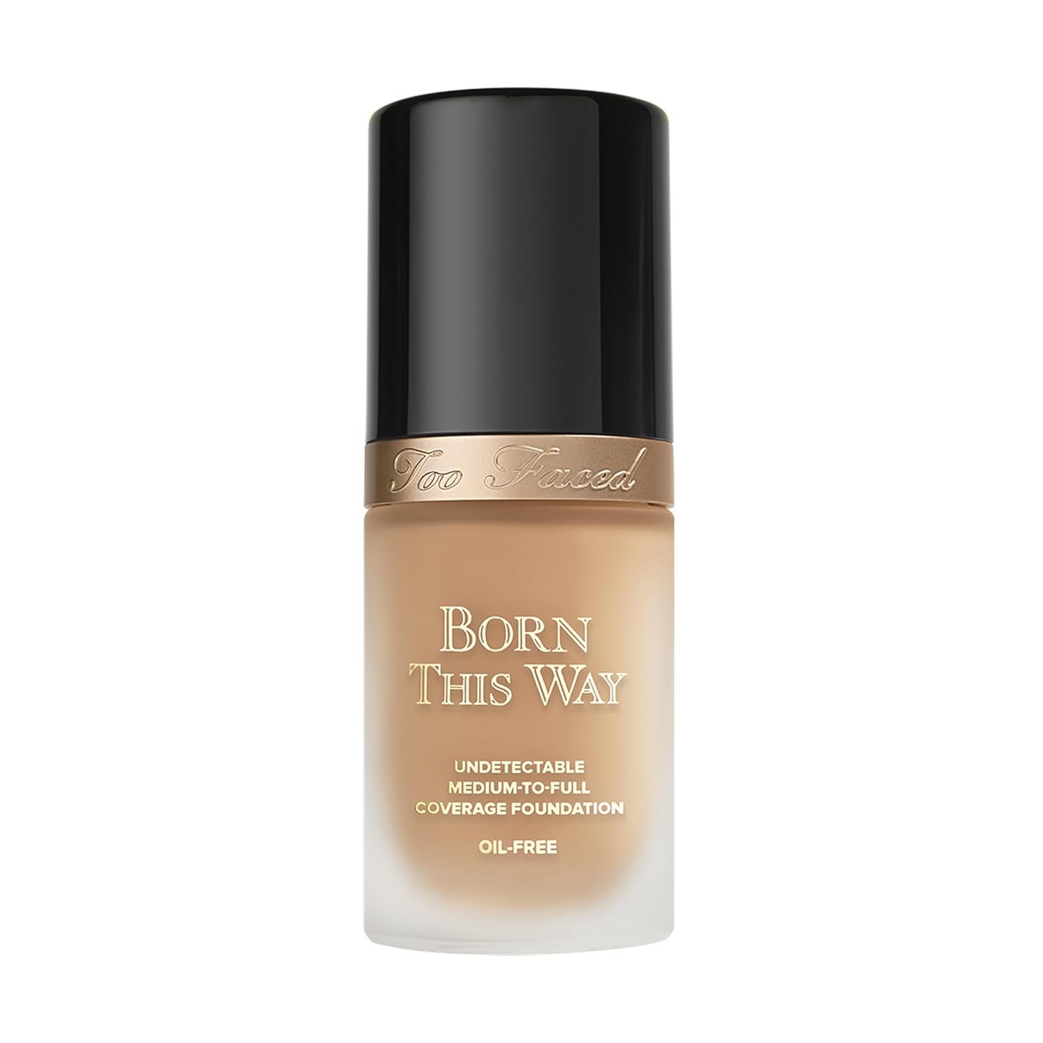 Too Faced Born This Way Natural Finish Longwear Liquid Foundation - Medium-To-Full Coverage - Hydrating + Oil Free 13 Natural Beige (Light Medium with Neutral Undertones) Original Formulation