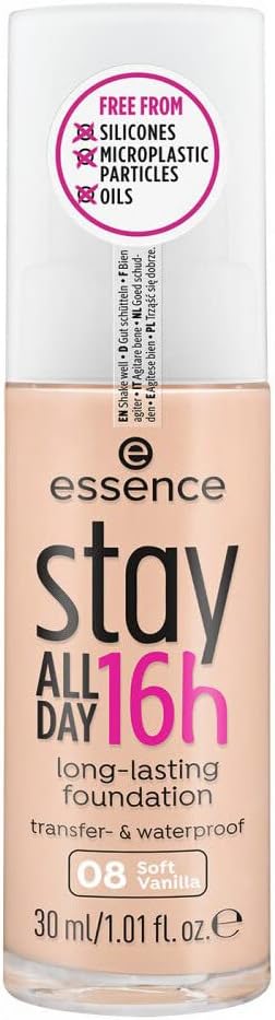 Stay All Day 16H Long-Lasting Maquillaje 08 08 Soft Vanilla 30 ml (Lot de 1)