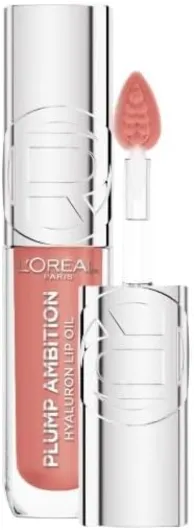 L'Oréal Paris - Gloss Hyaluron Lip Oil - Lèvres Hydratées et Repulpées Instantanément - Enrichi en Acide Hyaluronique - Plump Ambition - Teinte : Worth It