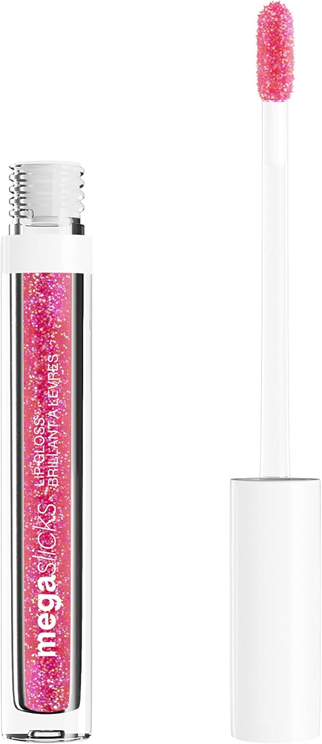 , Mega Slicks Lip Gloss, Gloss à Lèvres Extra-Brillant à la Texture Légère et Éclatante pour des Lèvres Saines et Douces, Idée Cadeau pour la Saint Valentin, Crushed Grapes