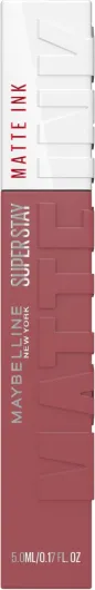 Maybelline New-York – Rouge à Lèvres Mat Liquide – Longue Tenue – Superstay Matte Ink – Teinte : Soloist (140), 5 ml 140 Soloist