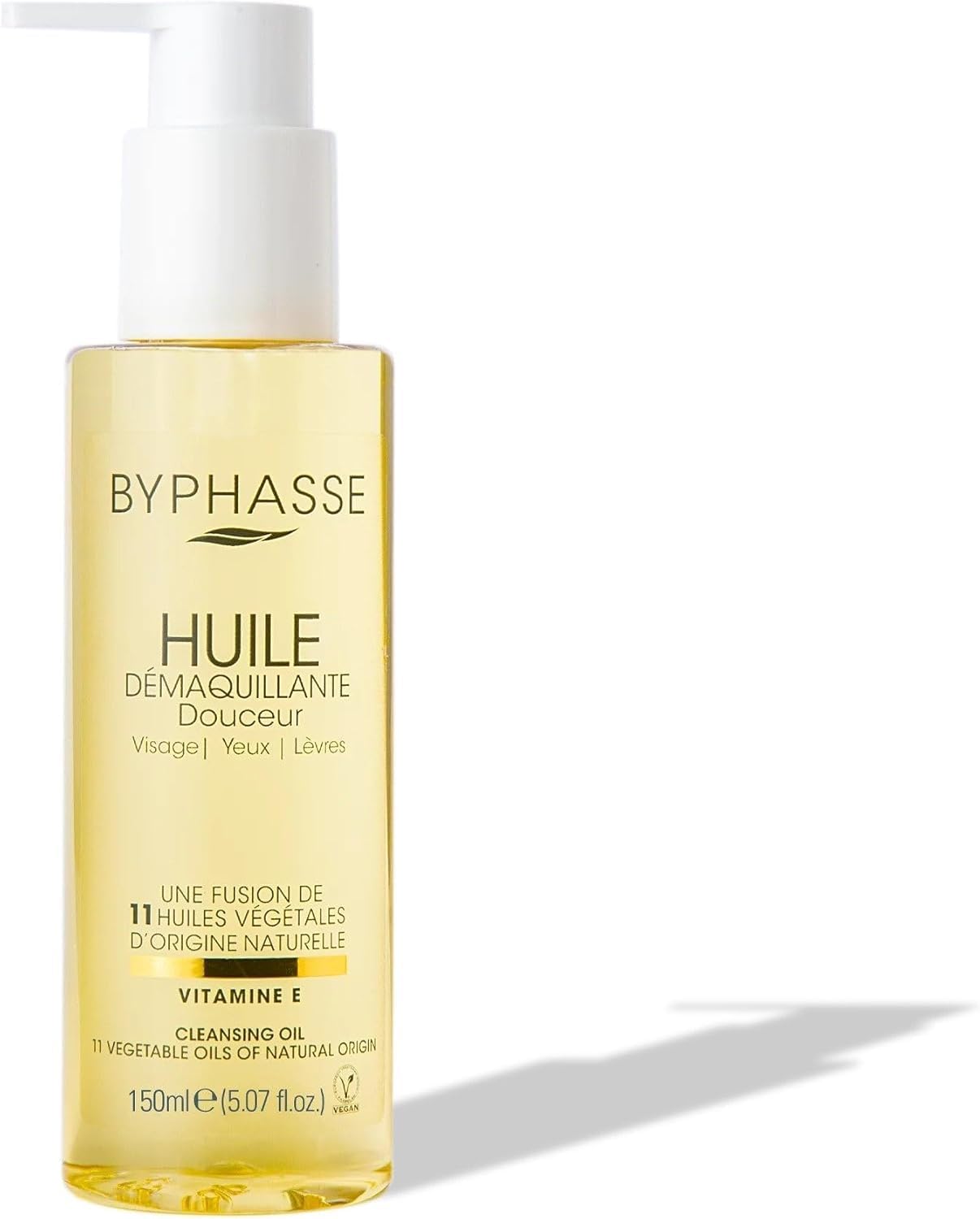 Huile Démaquillante Douceur, Visage, Yeux, Lèvres - Huiles Végétales, Nurelles 150ml.