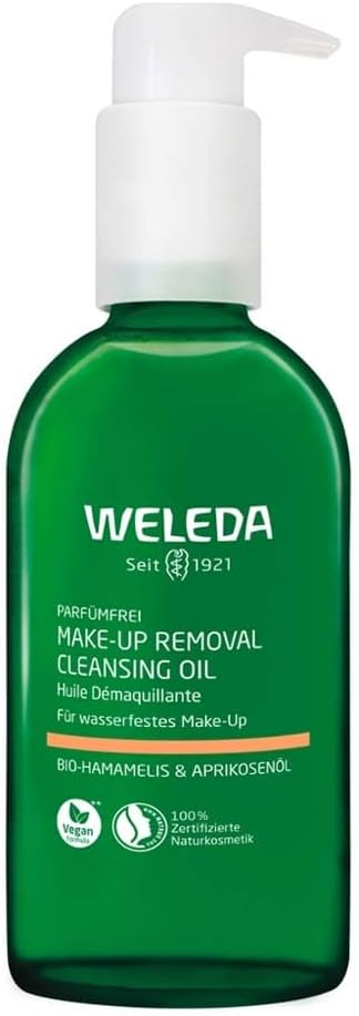 Huile d'hamamélis bio et d'abricot - Huile nettoyante démaquillante - 150 ml