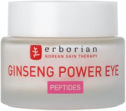 Erborian - Ginseng Power – Soin Visage & Yeux Lissant Anti-Âge - Lutte contre les Rides et les Ridules - Cosmétique Coréen 15 ml (Lot de 1)
