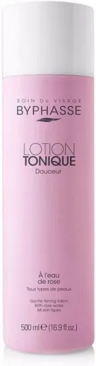 Lotion tonique à l’eau de rose - 500 ml - Tous types de peaux