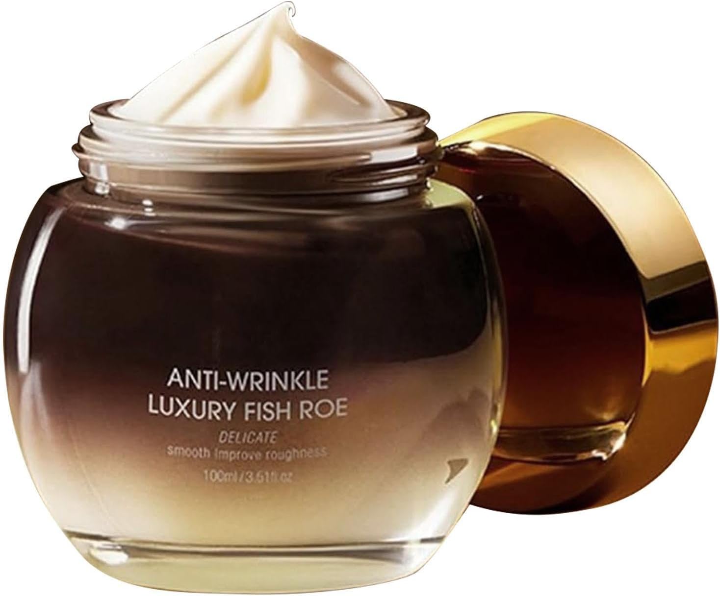 Hydratant visage au caviar - Crème de luxe au caviar 100ml - Crème liftante instantanée pour le visage, aide à soulever, raffermir et raffermir la peau, réparation hydratante, lotion pour le Duqulle